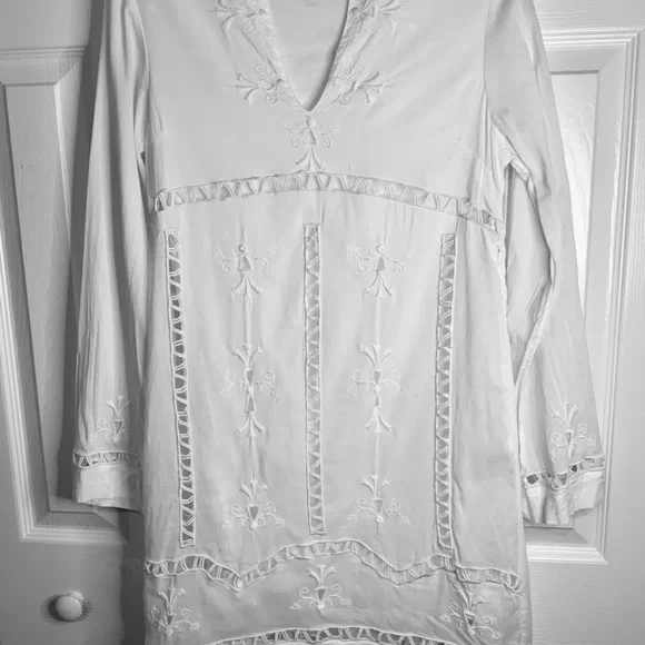 Lucky Brand Embroidered Tunic Mini Dress - Picture 2 of 4